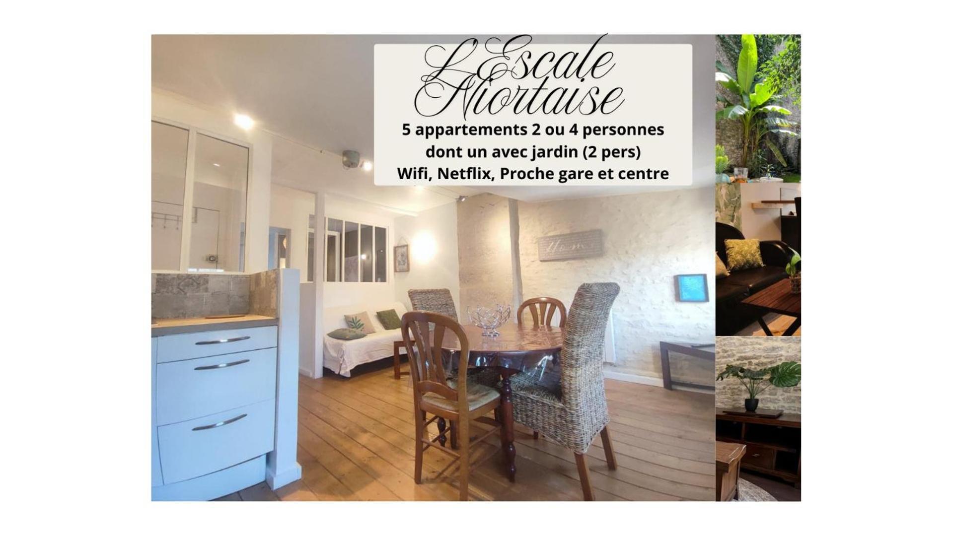 L'Escale Niortaise - Centre-Ville - 10Mn Gare - Wifi - Netflix المظهر الخارجي الصورة